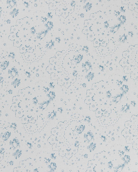 New Penny Blue on White Linen