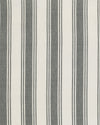 Textile with gray and white vertical stripes on a plain background